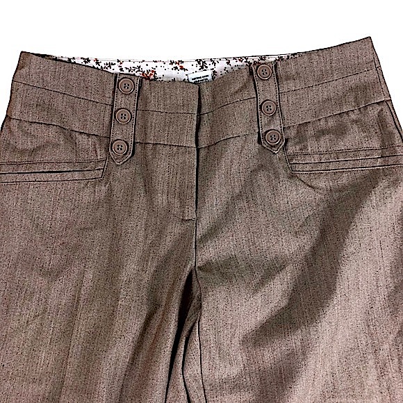 Joe B by Joe Benbasset 📌women's size 3 dark tan/light brown dress pants - Picture 4 of 7